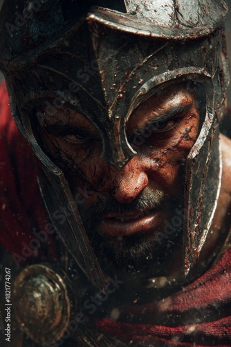 Fierce Spartan warrior