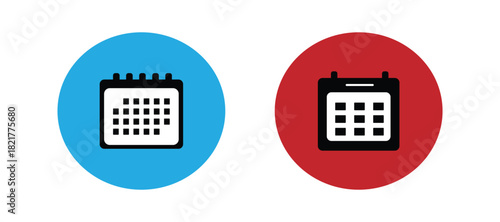 Calendar  icon pictogram in trendy outline style. icon, sign or symbol vector 