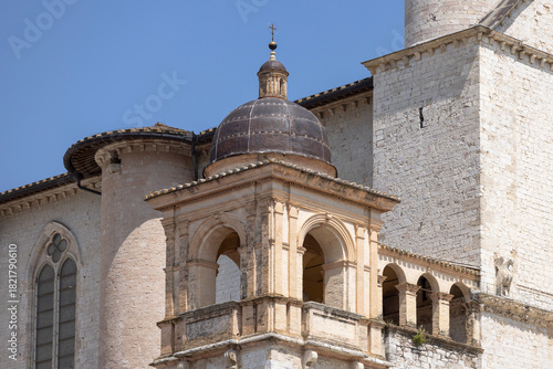 Benediction Loggia in Upper Basilica of Saint Francis of Assisi, Assisi, Italy