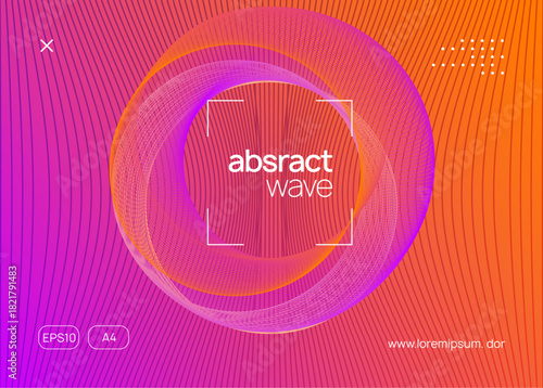 Music Banner. Electro Vector. Fest Festival Graphic. Violet Night Club Design. Party Event. Electronic Audio Invitation. Blue Dance Set. Green Music Banner