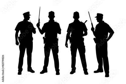 Police Officer Standing with Arms Crossed law enforcement