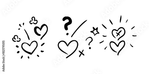 Red Heart Comic Explosion with Stars love pop art