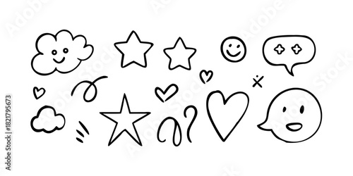 Simple Black Outline of a Coffee Cup with Steam hot drink 1