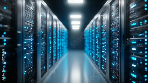 Data Center Server Room - A High-Tech Infrastructure Overview.