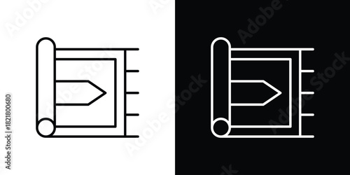 Rugs icon. Black illustration isolated for graphic and web design.