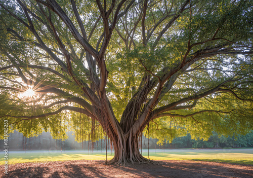 trees in the park