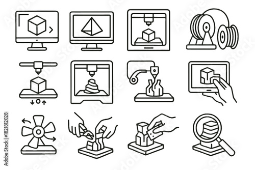 Cooling d filament printing removal cad icon design loading polishing setup workflow