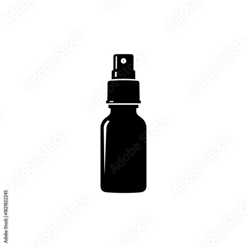 Throat spray bottle on a transparent background for soothing throat discomfort