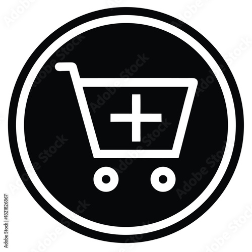 add to cart vector icon
