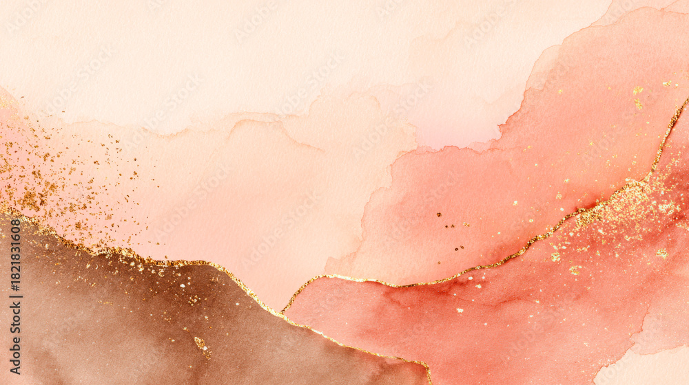 Fototapeta premium elegant Japanese washi paper background, soft abstract layers, pink