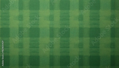 Stunning green checkered pattern offers a fresh, vibrant aesthetic for backgrounds or textile design projects with a modern, elegant, and nature-inspired vibe