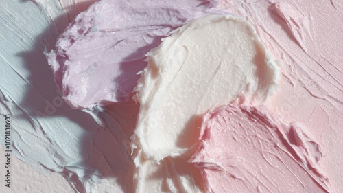 Wallpaper Mural pink silk background, abstract blue background with waves, liquid, water, wave, line, pink, violet, creme texture Torontodigital.ca