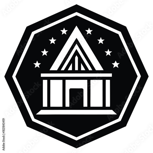 in stock vector icon