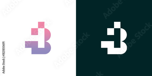 Bitcoin Logo Design Variations on White and Dark Backgrounds - Cryptocurrency Symbol Evolution