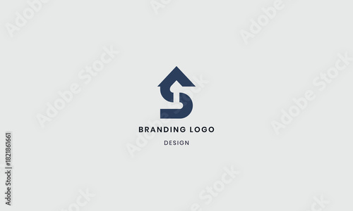 Minimalist House Letter S Logo Design