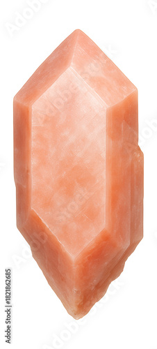 Wallpaper Mural Salmon-pink monoclinic orthoclase crystal with a pearly sheen. Torontodigital.ca