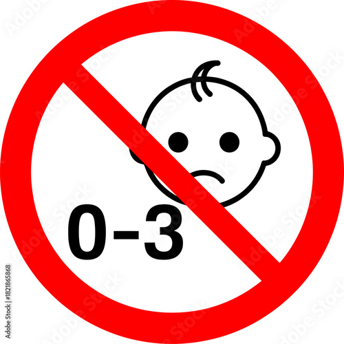 Years Age Restriction Sign Vector