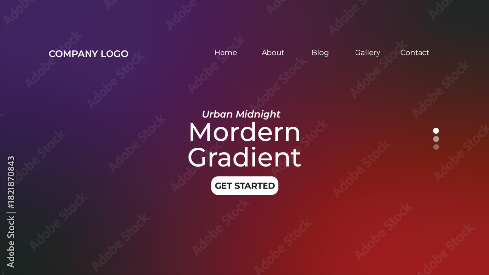 Obraz premium A vibrant collection of modern gradient backgrounds featuring smooth color transitions and abstract blended hues. Each design showcases a unique mix of bold, contemporary colors ranging from warm suns
