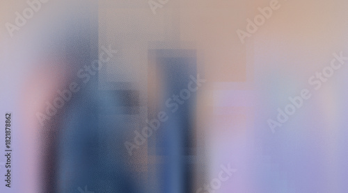 Abstract Dotted Gradient Blue, Lilac, Peach Pastel Blend Texture, Soft Pattern