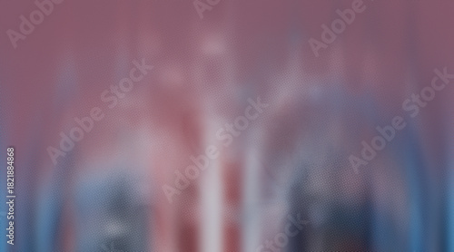 Abstract Halftone Gradient Blend Blurred Pink, Blue, Subtle Dot Matrix Pattern