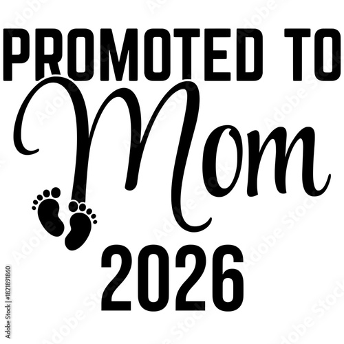 A heartwarming announcement celebrates the anticipation of motherhood, featuring elegant typography and delicate footstep illustrations, symbolizing the joy and excitement of a new beginning.