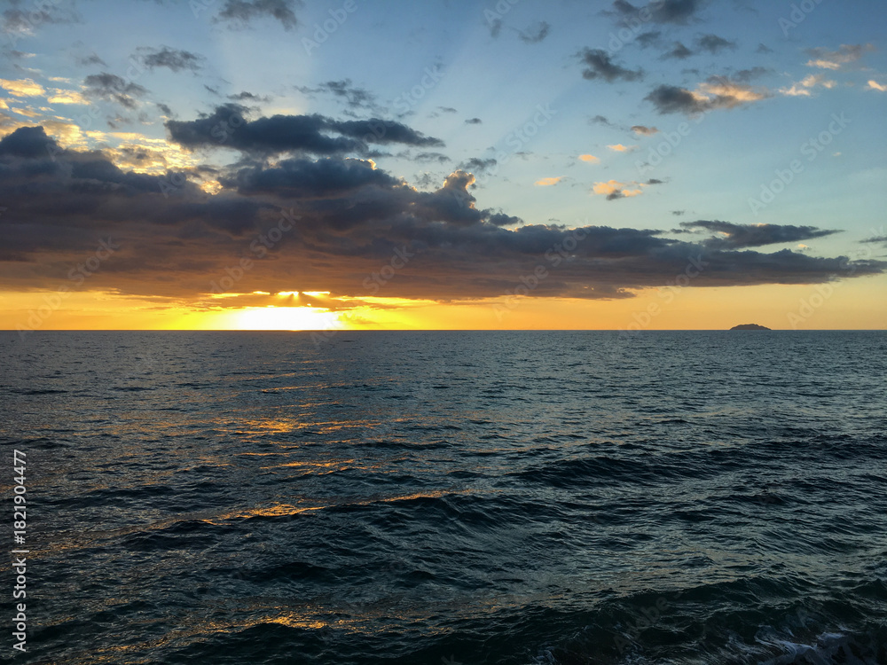 Obraz premium Coucher de soleil à Puerto Rico