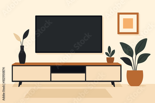 Marks no captions living vector minimalist room typography refined cyrillic bright modern