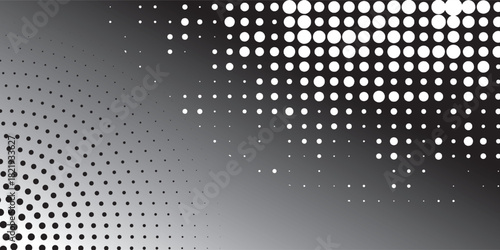 Dots halftone white and black vector line color pattern gradient grunge texture background. eps 10 illustration.