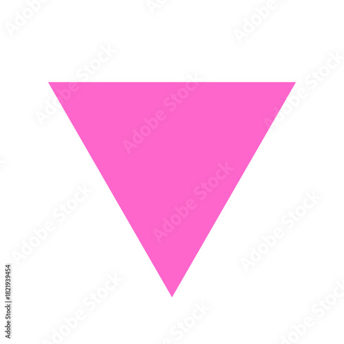 Pink Triangle Icon