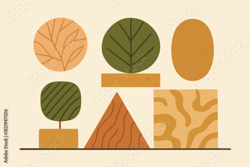 Geometric eco icon surface speech text inspired bubbles marks numbers vector no