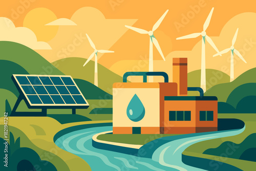 Captions speech icon vector eco labels negative wind water purification typography no