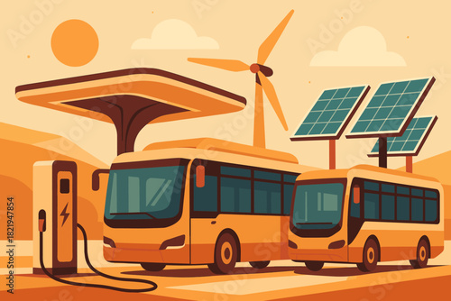 Minimal style marks futuristic text icon vector transport no numbers illustration electric