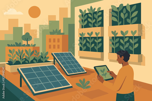 Negative vector innovation speech text sustainable urban bubbles characters no using icon