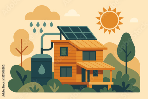 Lodge friendly icon no numbers vector text smart cyrillic eco modern clean