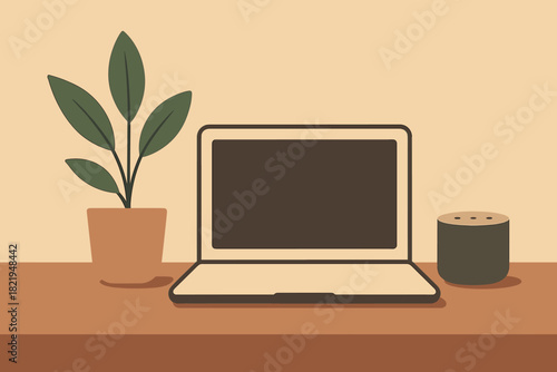 Design full icon vector numbers laptop punctuation typography workspace bubbles minimalist no