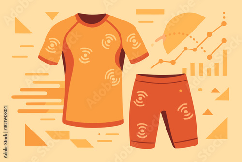 Athletic illustration minimal icon cohesive vector smart no style apparel letters modern