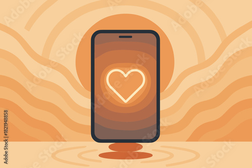 Letters harmony wellbeing vector icon digital no cohesive marks numbers bubbles balance