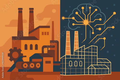 Grid numbers ai labels letters speech no symbiosis text vector icon concept