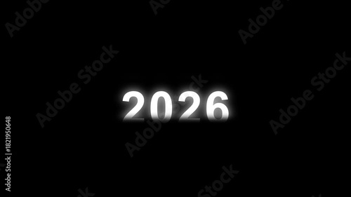 Dynamic scrolling progression timeline animation of 2020 to 2030 years. Scrolling Timeline 2030 Text Animation on Black Background.  Vertical Progression from Past to Future Evolution Timeline.