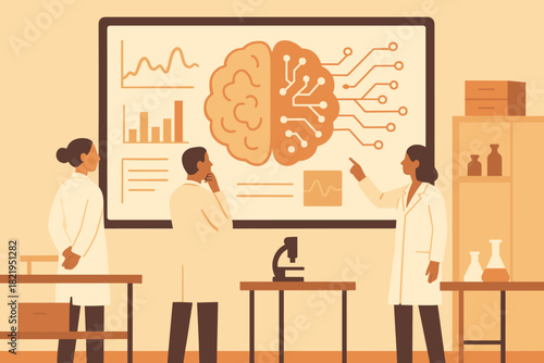 Icon research labels warm cyrillic characters observing vector ai emojis no numbers