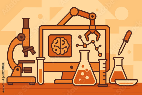 No any ai negative characters colors letters vector analysis full chemical icon