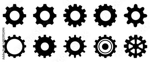 Cogwheel machine gear icon