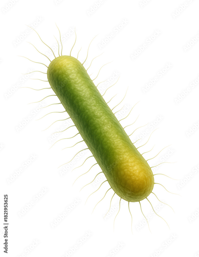 Obraz premium Cylindrical spore-forming bacterium of the Bacillus genus.