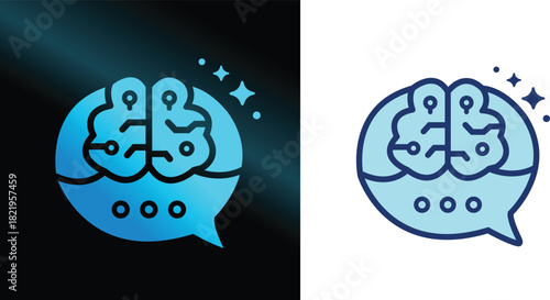 unique AI chatbot bubble for your business