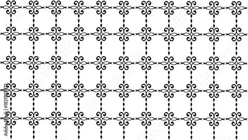 Elegant seamless ornament pattern background design for textile or fashion print usage