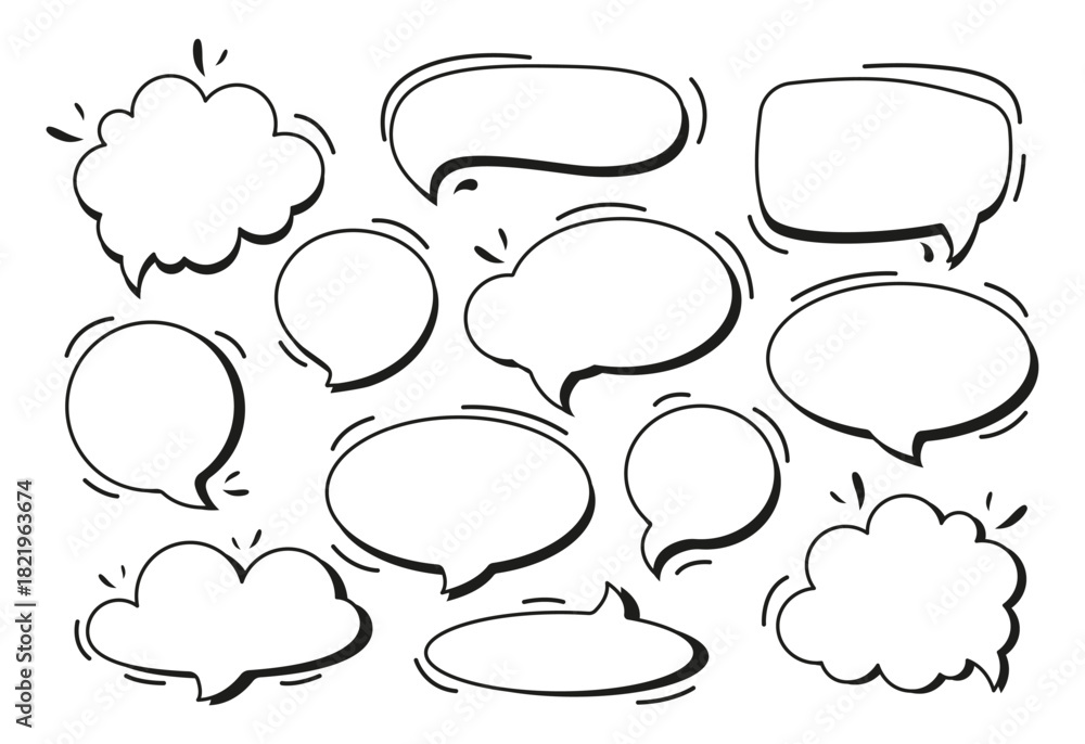 Fototapeta premium SPEECH BUBBLE 2_05