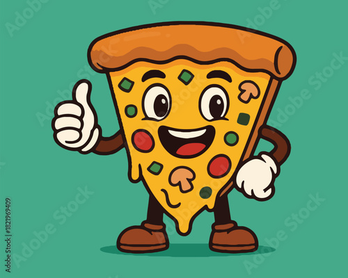 Funny cartoon vector illustration of an old comic businessman character smiling with a big beer mug