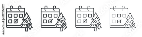 Day icon outline style vector. outline icon set.