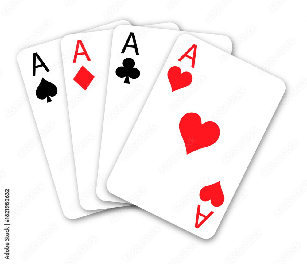 Obraz premium Set of playing cards