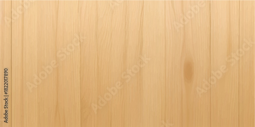 Natural brown wood texture pattern of hardwood grain surface on a timber plank board